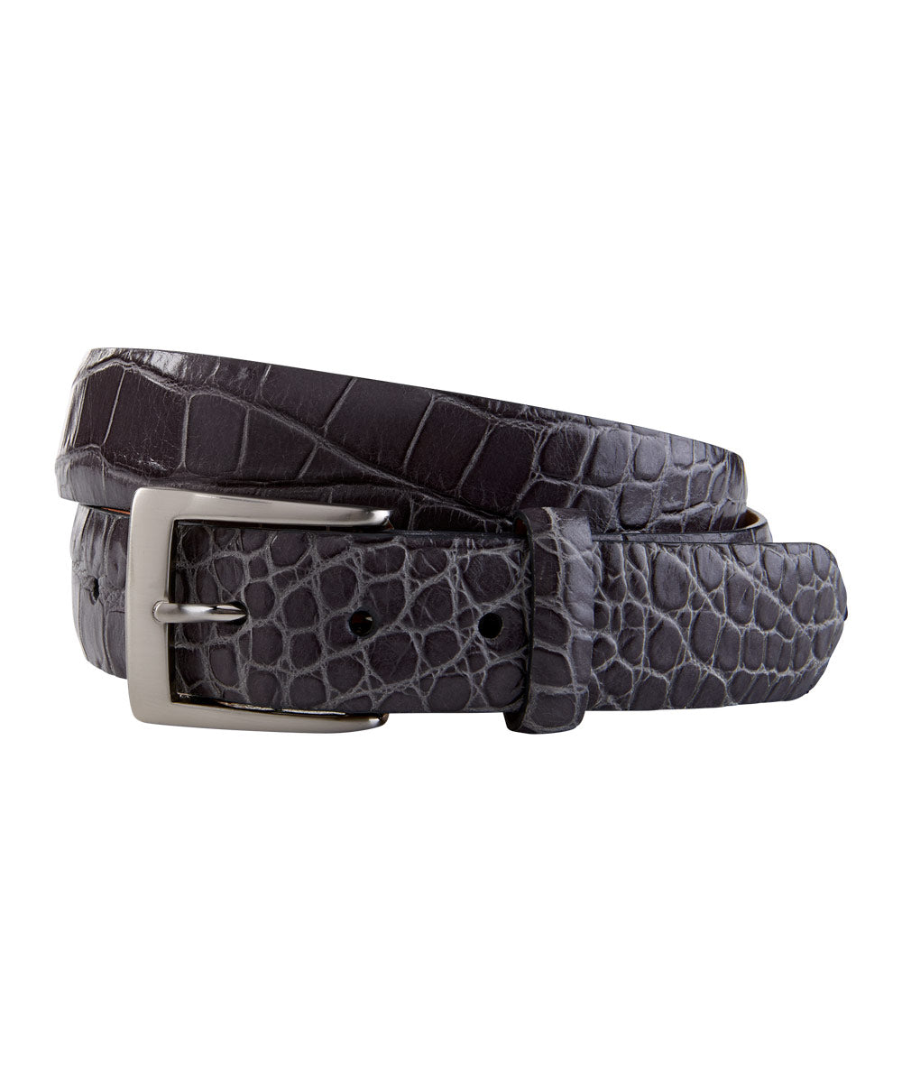 Embossed Croc Calf Belt